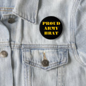 Button Proud Army Brat (In situ)