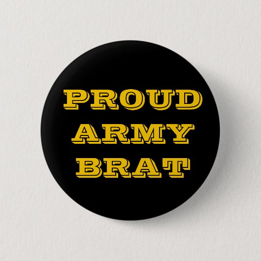 Button Proud Army Brat (Voorkant)