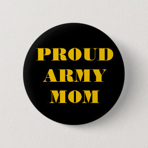 Button Proud Army Mam