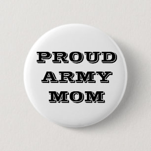 Button Proud Army Mam