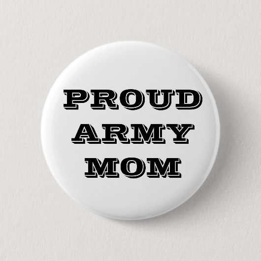 Button Proud Army Mam (Voorkant)