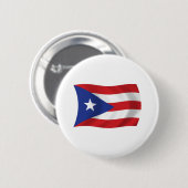 Button Puerto Rico Flag (Voorkant /achterkant)