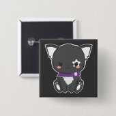 Button punk Kat (Voorkant /achterkant)