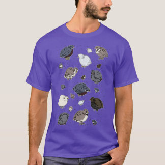 Button Quail Patroon T-shirt