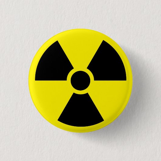 Button radioactief symbool (Voorkant)