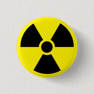 Button radioactief symbool