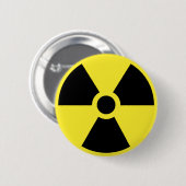 Button radioactief symbool (Voorkant /achterkant)