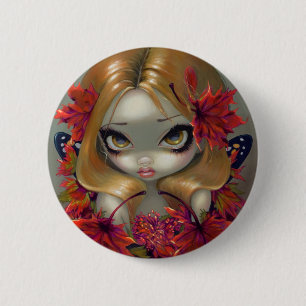 Button "Red Maple Fairy"