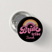 Button  regenboog Birde Tribe Badge (Voorkant /achterkant)