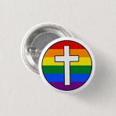 Button regenboogkruis (Voorkant /achterkant)