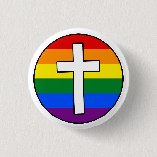 Button regenboogkruis (Voorkant)