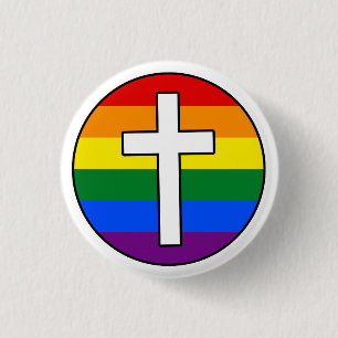 Button regenboogkruis