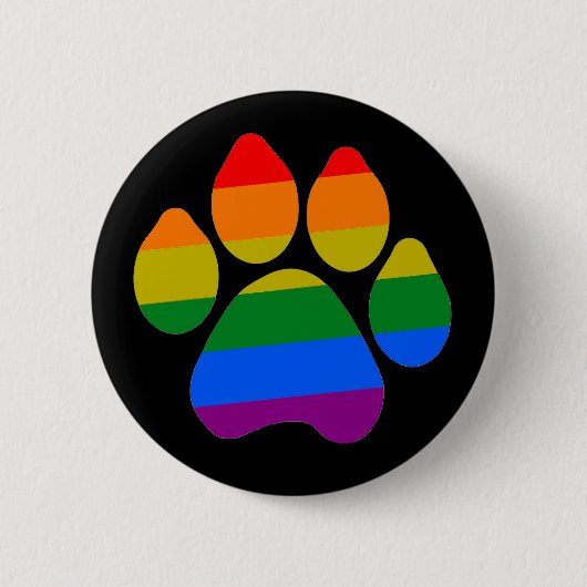 Button regenboogpaws (Voorkant)