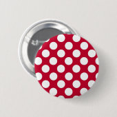 Button rode en witte pokadots (Voorkant /achterkant)