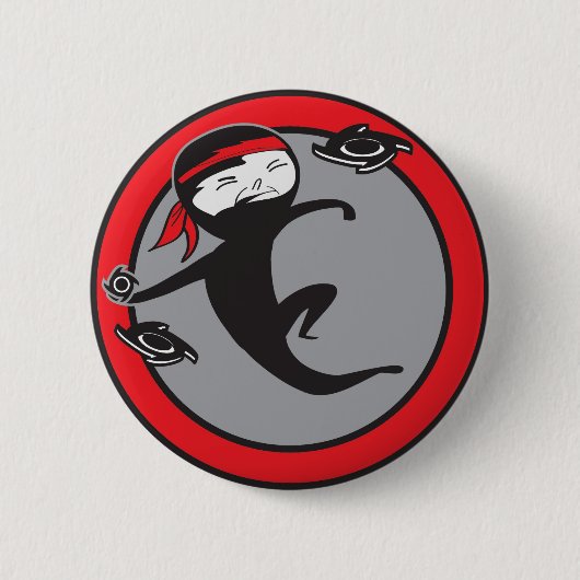 Button rode gordel (Voorkant)