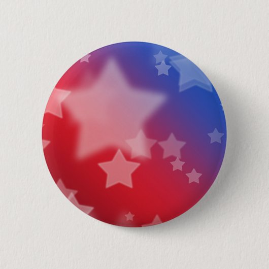 Button rode witte en blauwe sterren (Voorkant)