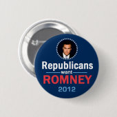 Button Romney 2012 (Voorkant /achterkant)