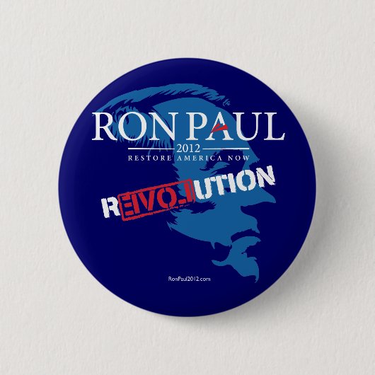Button Ron Paul Revolution 2012 (Voorkant)