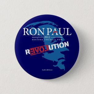Button Ron Paul Revolution 2012