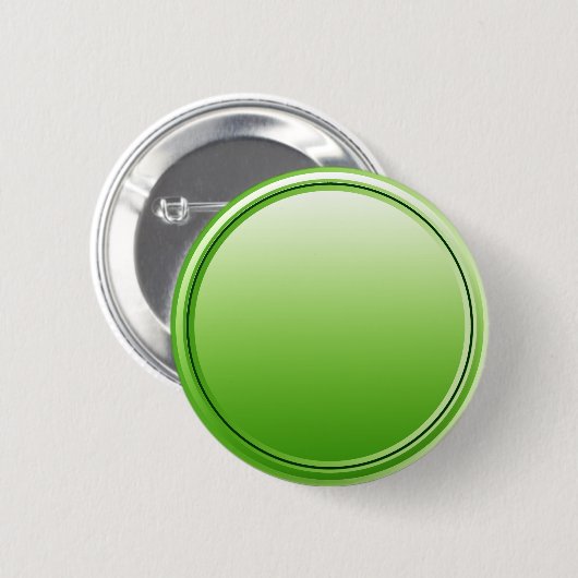 BUTTON ROND groene gradiënt + jouw tekst (Voorkant /achterkant)