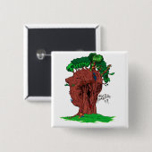 Button rond het vierkant (Voorkant /achterkant)