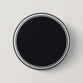BUTTON ROND zwart-wit + jouw tekst (Voorkant)