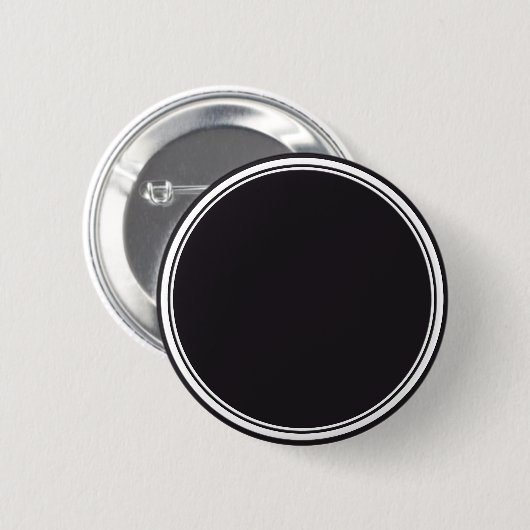 BUTTON ROND zwart-wit + jouw tekst (Voorkant /achterkant)