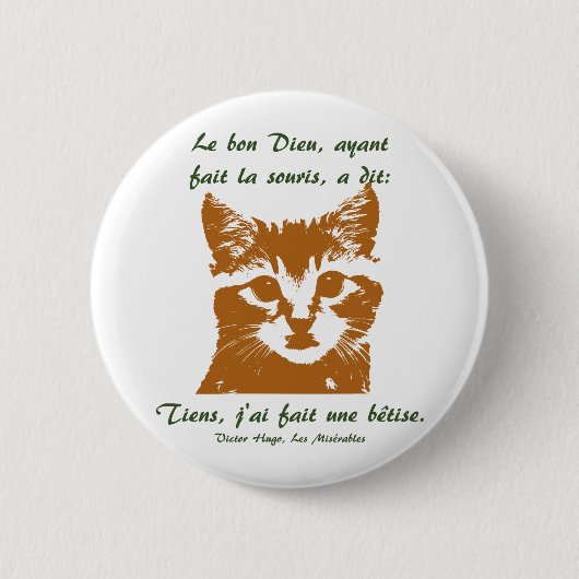 Button Ronde: Le Chat (Voorkant)