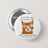Button Ronde: Le Chat (Voorkant /achterkant)