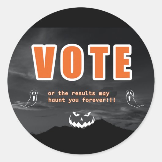 Button Ronde Sticker (Voorkant)