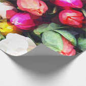 BUTTON ROSES CADEAUPAPIER (Hoek)