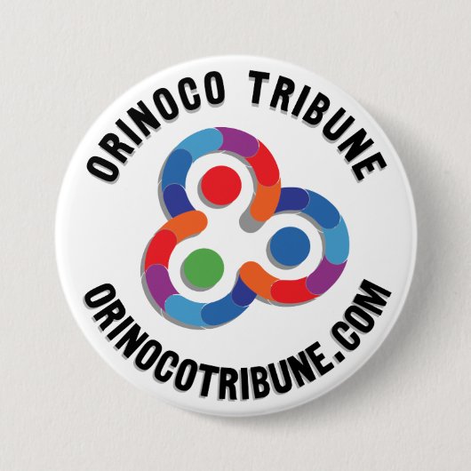 Button rounded logo black (Voorkant)