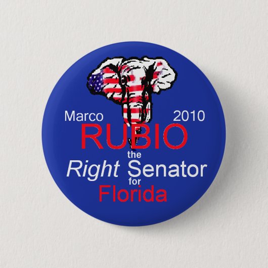 Button RUBIO Senaat 2010 (Voorkant)