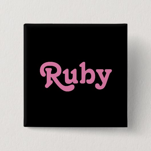 Button Ruby (Voorkant)