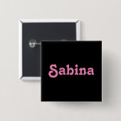 Button Sabina (Voorkant /achterkant)