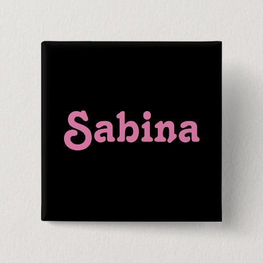 Button Sabina (Voorkant)