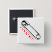 Button "Safety Pin USA Campaign" (Voorkant /achterkant)