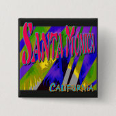 Button "Santa Monica Night Palms" (Voorkant)