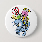 Button schoolbenodigdheden (Voorkant)