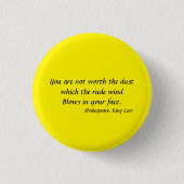 Button - Shakespeare, King Lear (Voorkant)