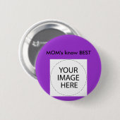 Button Sjabloon Het museum Zazzle Gifts (Voorkant /achterkant)