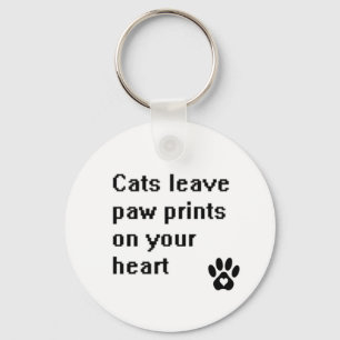 Button Sleutelhanger - kattencitaat