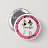 Button Sociale media Vriendinnen (Voorkant /achterkant)