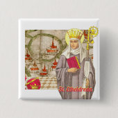 Button St. Etheldreda (Audrey) (P-003) (Voorkant)