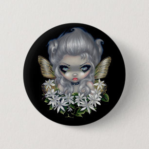 Button "Starry Wild Jasmine Fairy"