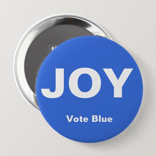 BUTTON, STEM BLAUWE Button (Voorkant /achterkant)