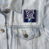 Button - Stem zoals je Kinderen hier wonen (In situ)