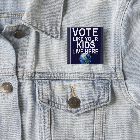 Button - Stem zoals je Kinderen hier wonen (In situ)