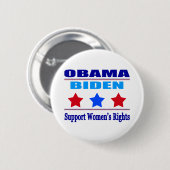 Button - Steun voor de rechten van de vrouw (Voorkant /achterkant)