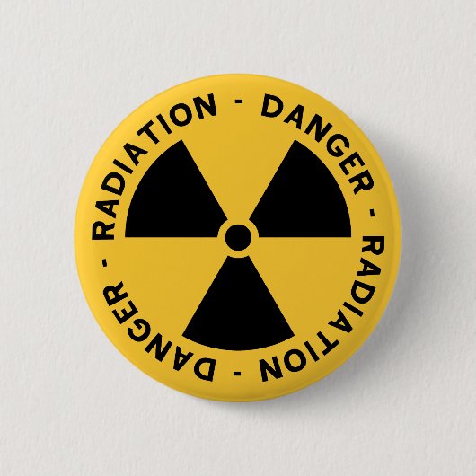 Button stralingssymbool (Voorkant)